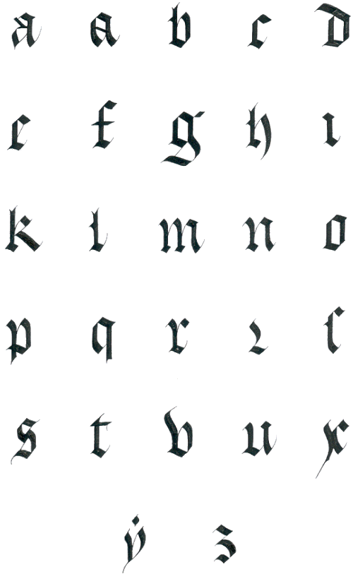 ecriture goth 